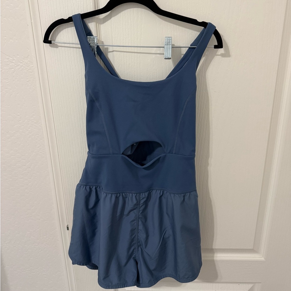 NWT FP Movement by Free People Righteous Runsie, Blue